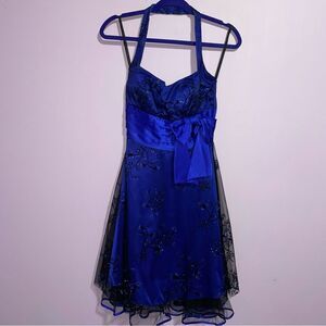 Jump Apparel Cocktail Dress Women Size 5/6 Y2K Dark Fairy Whimsigoth Vamp Hoco